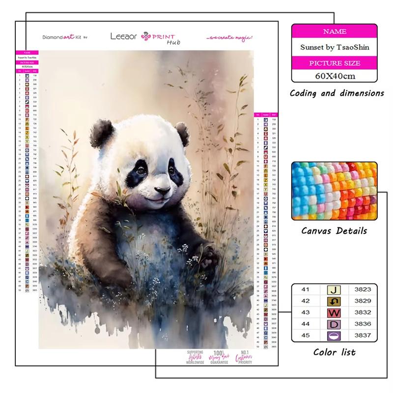 Мультфильм животное алмазная живопись милый коала панда носорог лиса лев наборы для вышивки крестом полная алмазная вышивка мозаика домашний декор подарок