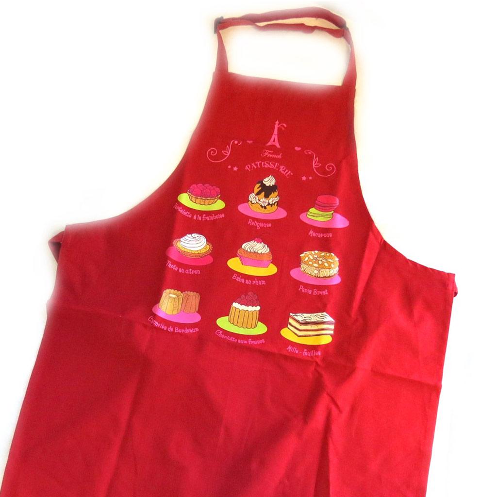 Les Trésors De Lily [M5770] - Designer Apron 'La Patisserie Française' Red