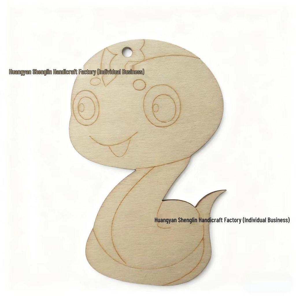Unfinished Wood Zodiac Shape Ornaments for Festivals