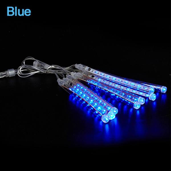 8 трубок, светодиодные сказочные огни, рождественские гирлянды, уличная гирлянда, уличная гирлянда, занавеска, украшение на Хэллоуин, свет метеоритного дождя