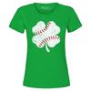 Baseball Shamrock St. Patrick's Day Women's T-Shirt Sports Shirts