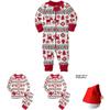 Cozy And Stylish Christmas Family Pajamas Set With Adorable Deer Print For All Ages