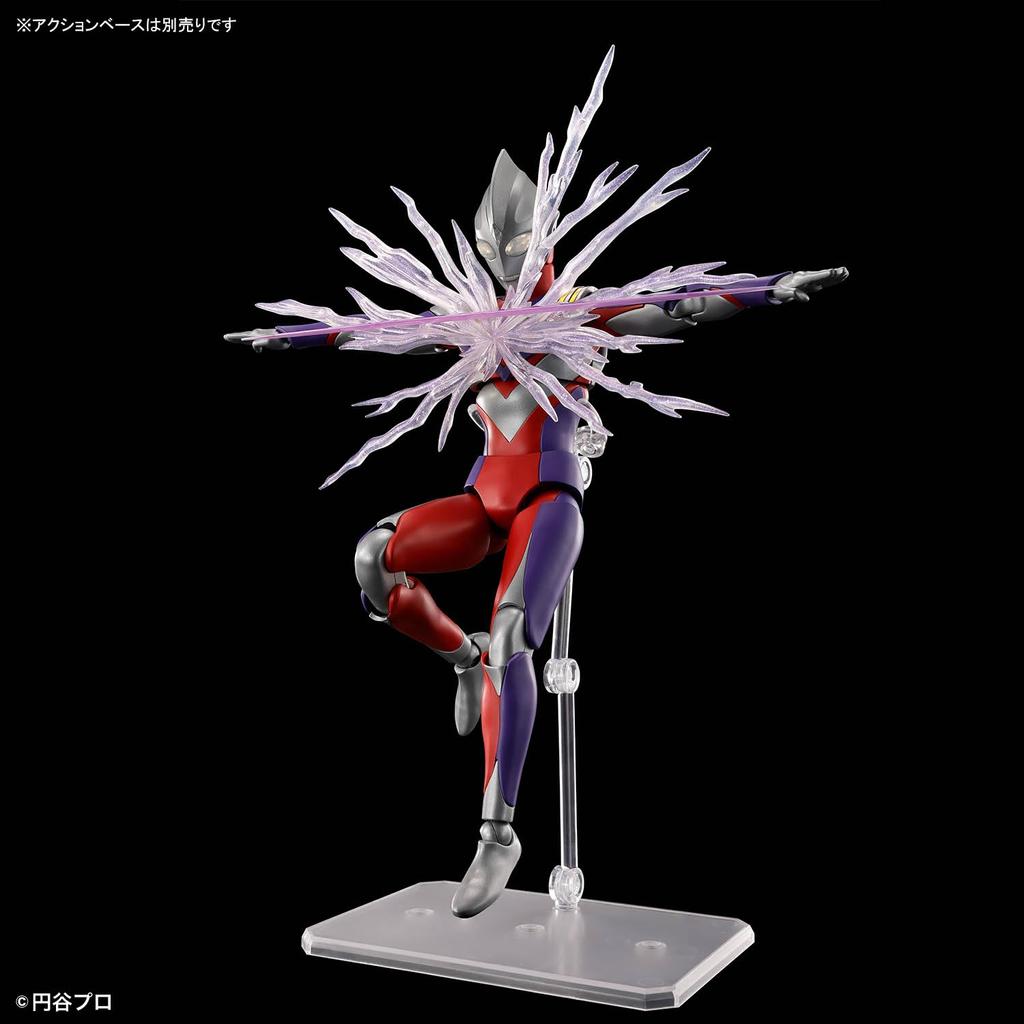 BANDAI SPIRITS Стандартная модель Ultraman Tiga из пластика, рост фигурки, многотипная, с цветовой кодировкой