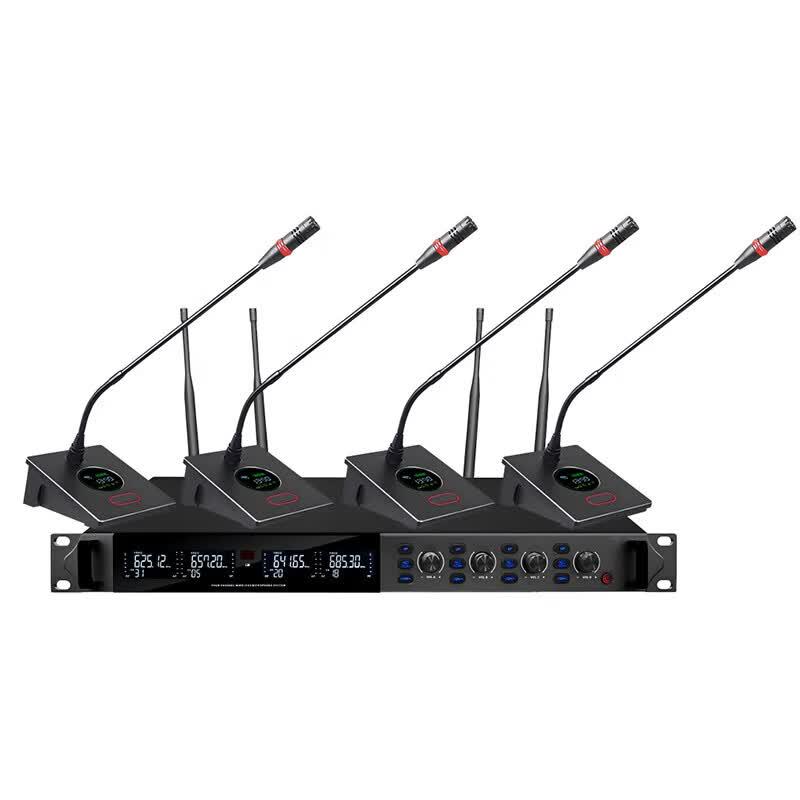 Lingxida 4-Channel Wireless Microphone System (CN version)