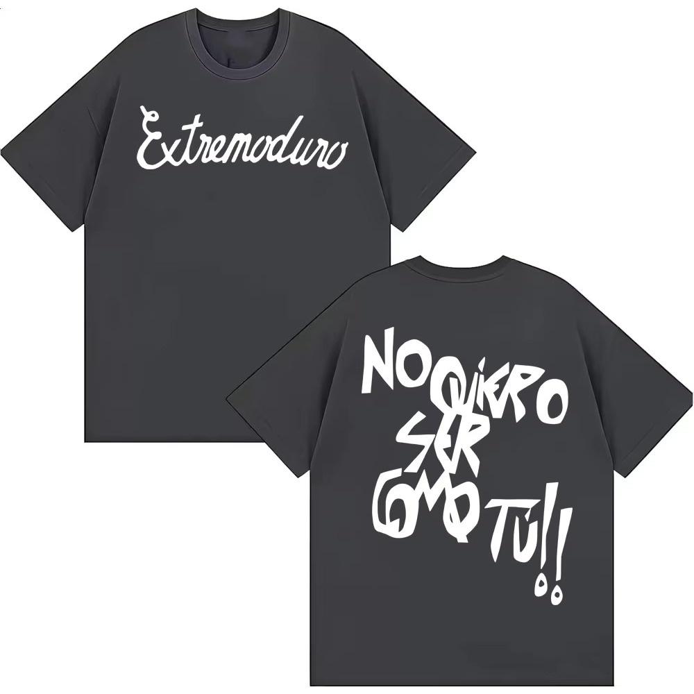 Rock Band Extremoduro Album Printed Tshirts Men Women High Quality Loose Male Cotton T Shirt Fashion Trending Oversized Tshirt