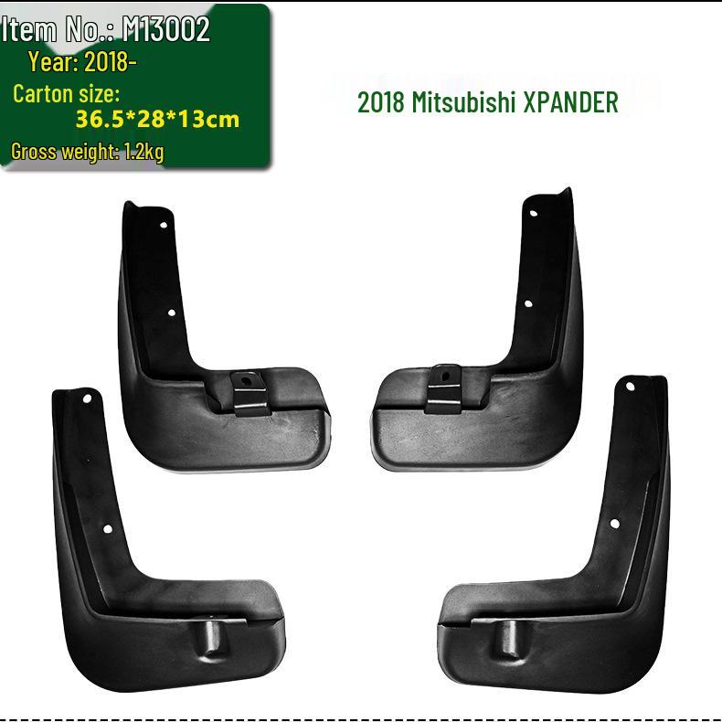 Совместимые накладки на крылья для Eclipse Cross 2018 (09-2020) и ASX, Mitsubishi XPANDER.