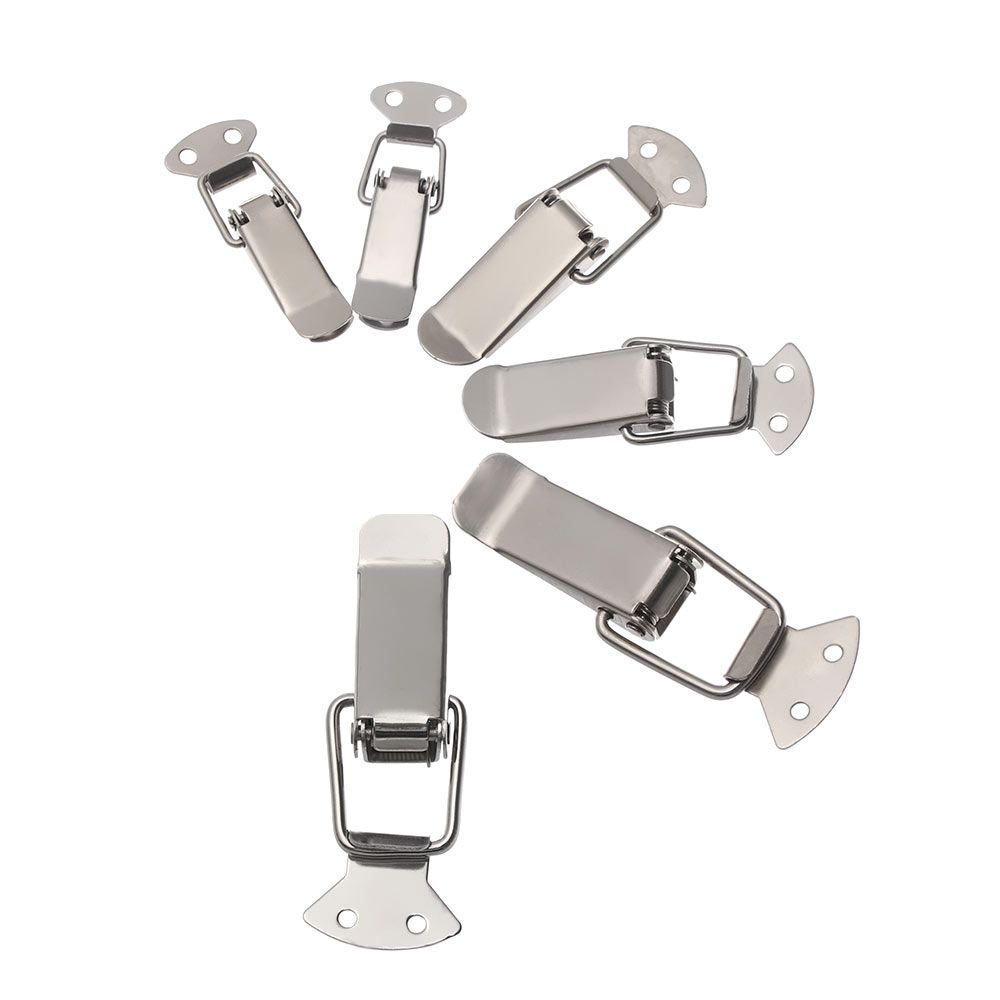 1PC Toggle  Spring Stainless Steel  Hardware  Lock Luggage Accessories Hasp Box Buckle