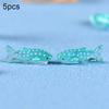 5Pcs Shark Figurines Garden Moss Micro Bonsai Ornaments Landscape DIY Desk Decor