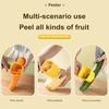 Картофелечистка с контейнером Острое лезвие Овощечистка для фруктов Простая в использовании Овощечистка для моркови Быстрая очистка Прочный эргономичный дизайн Кухонный инструмент для овощей