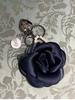 Of Lavishe Heart Locket Coin Rose Key Ring Holder
