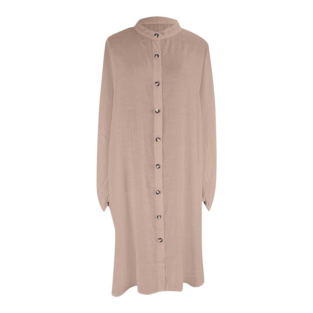 Женская однотонная рубашка, кардиган, пляжное пальто, бикини, купальник для отпуска, блузка, солнцезащитный крем