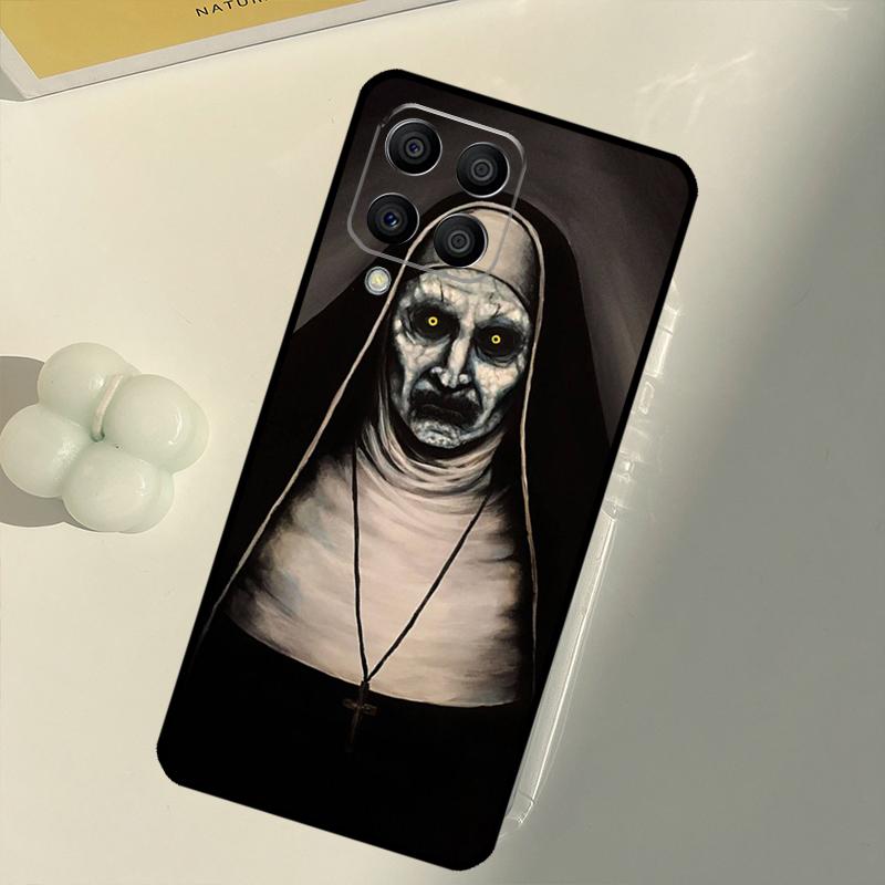 Чехол для Samsung Galaxy M54 M21 M33 M53 M13 M12 M32 M52 M11 M31 M35 M55 M15 M14 M34 M06 M16 с изображением Валак из фильма «Проклятие монахини»