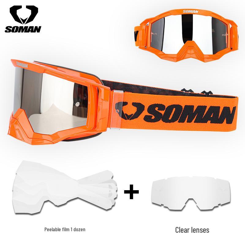 SOMAN SM20 Unisex Motorcycle & Rally Off-Road Goggles