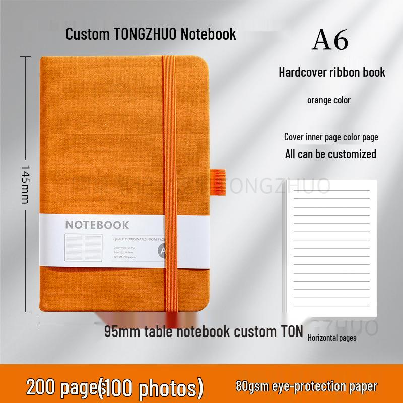 Высококачественный блокнот A5 с индивидуальным дизайном и резинкой для бизнеса и офиса