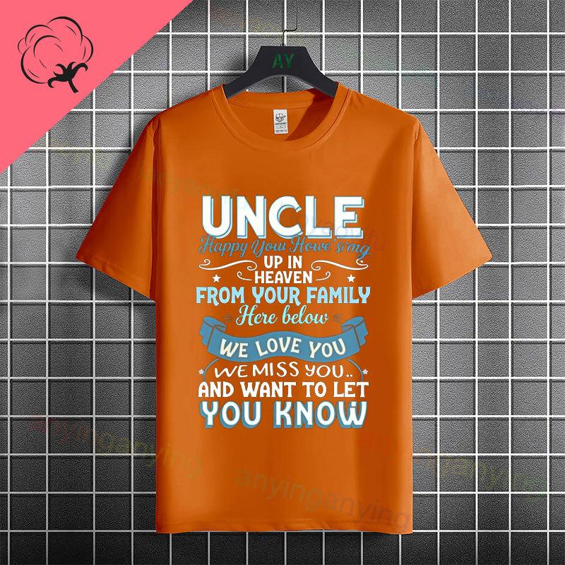 Unisexs Funny To Be An Uncle Again Slogan Tshirt Casual Fashion Streetwear 100 Cotton Short Sleeve Round Neck Tshirt