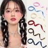 Long Braided Ribbon Hair Band Twist Hair Rope Sweet Silk Hair Tie Girls