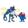 Набор из 2 фигурок Teenage Mutant Ninja Mutant Mayhem Fly Guy и Small Fly Super Fly, черепашки -