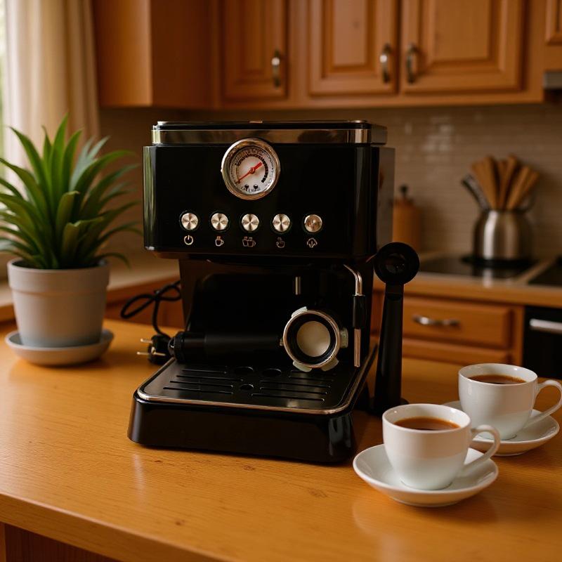 Универсальная кофемашина для эспрессо с кофемолкой и вспенивателем молока