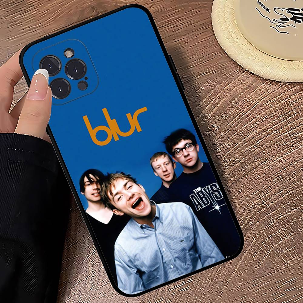 Чехол для телефона Rock Band B-Blur для IPhone 16 Pro Max 15 17 Plus 14 13 12 Mini 11 Черный Чехол