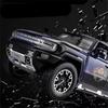 1:24 Hummer EV Pickup Alloy New Energy Car Model Cast Metal Off-road Vehicle Car Model Simulation Sound and Light Children's Gift Convertible Pickup