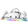 Зарядная станция VR для гарнитуры и контроллеров Quest 3S/Quest 3/Quest 2 с RGB-подсветкой, Аксессуары для VR