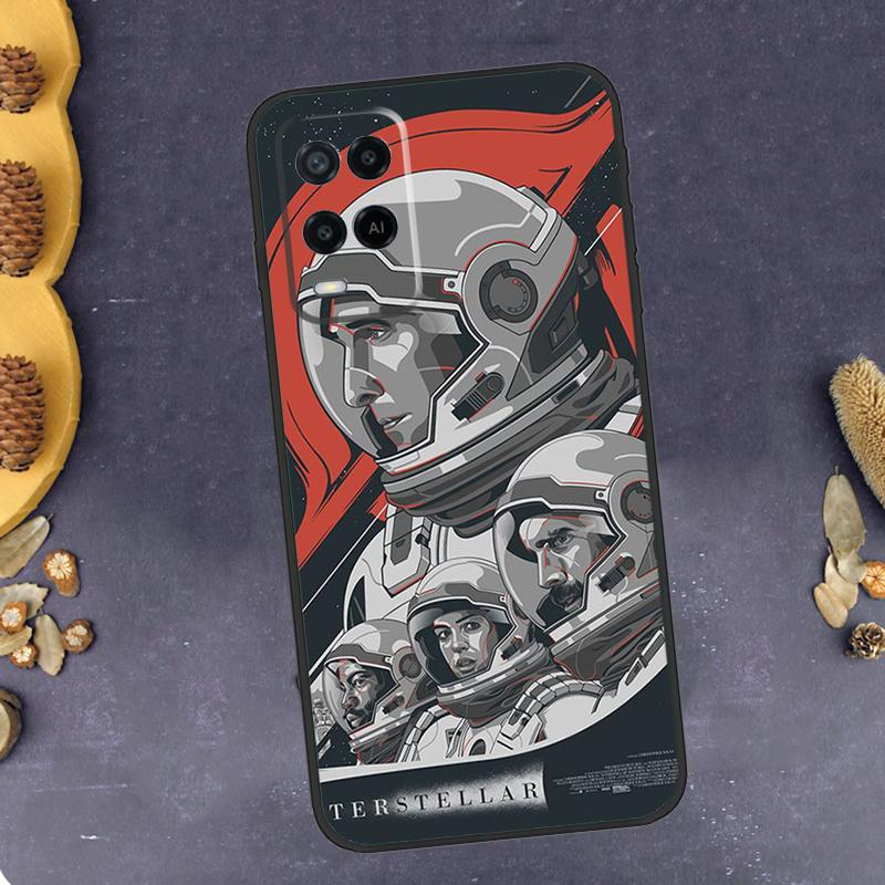 Interstellar Film Phone Case For Oppo A40 A60 A80 A78 A98 A18 A38 A58 A74 A94 A54 A16 A76 A96 A15 A17 A77 A57S