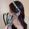 Ladies Pearl Headdress Crystal Glitter Headdress Cute Ladies Headdress Party Headband Hairband Hair Accessories