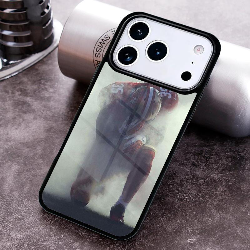 Чехол для телефона со спортивным дизайном игрока в американский футбол для iPhone 17 16 15 14 13 12 11 Pro Max Plus 17Air Мягкий силиконовый чехол