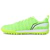 Li Ning Comfortable Simple TF (Rubber Studs) Artificial Turf PU Non-Slip Wear-Resistant Football Shoes Men Football Shoes Green ASFU061-2