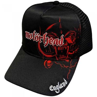 Унисекс Бейсболка с сеткой сзади Motorhead для взрослых, Англия