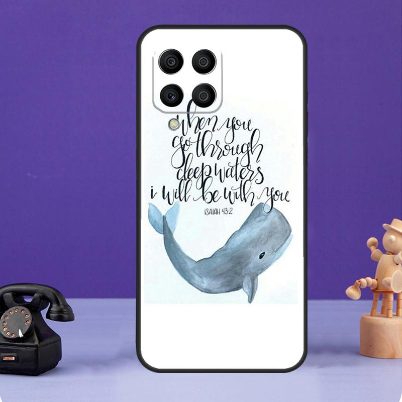 Jesus God Bible Quotes Case For Samsung Galaxy M55 M35 M15 M56 M36 M16 M06 M31 M13 M33 M53 M12 M32 M52 M14 M34 M54