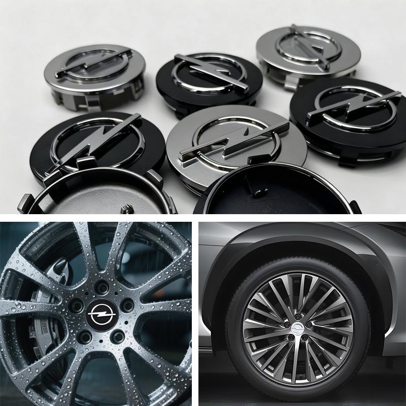 4pcs58/64mm New Car Wheel Center Hub Caps Cover Emblem For Opel Insignia Astra J F Antara Meriva Zafira Corsa Vectra OPC
