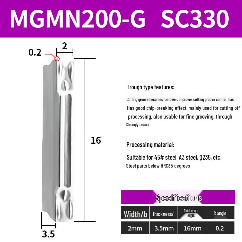 CNC Канавочные пластины MGMN300/400-M для нержавеющей стали, керамики, алюминия Токарный отрезной инструмент Вставки