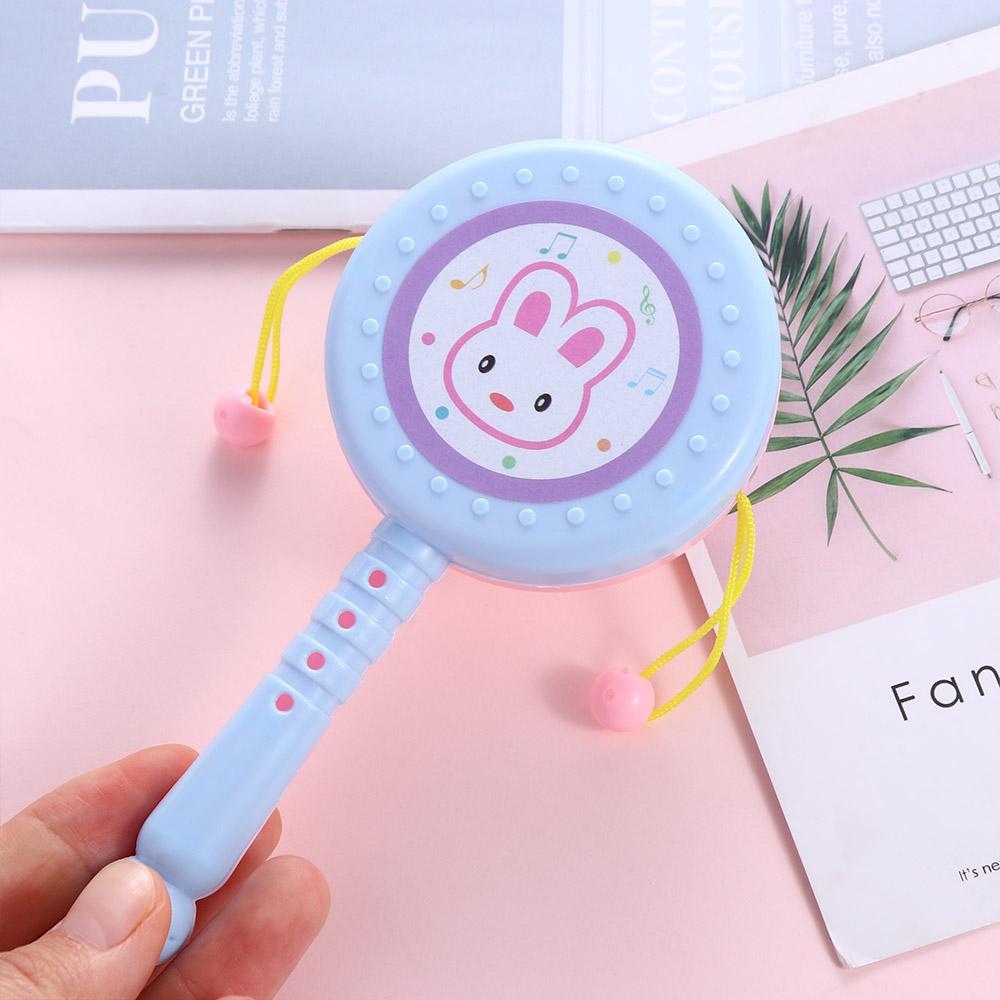 Kids Musical Toy Kid Rattle Drum Musical Cartoon Rattle Rattle Music Toys Musical Instruments Toys