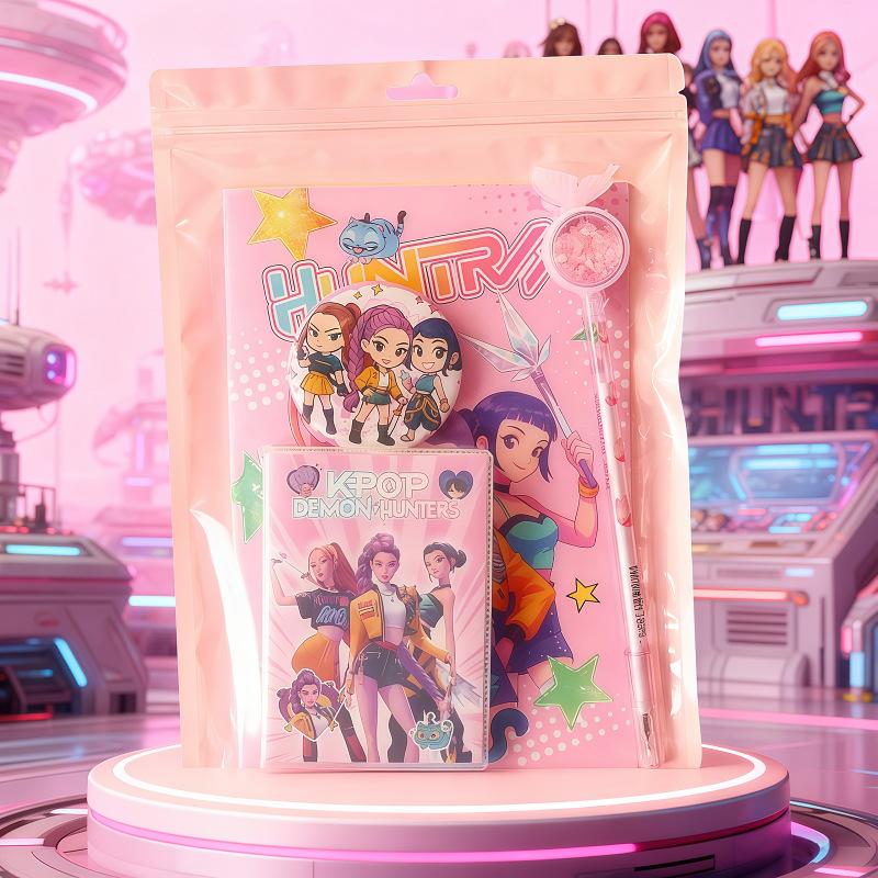 Witch Squad K-pop Stationery Set High Beauty Cute Girl Student Learning Reward Stationery Gift