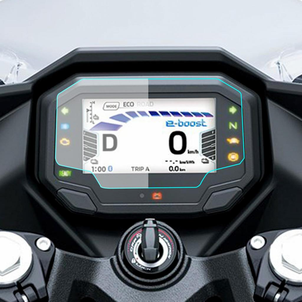 [Комплект из 2 штук] Защитная пленка для приборной панели для Kawasaki Z Ninja E-1 | Ninja 7