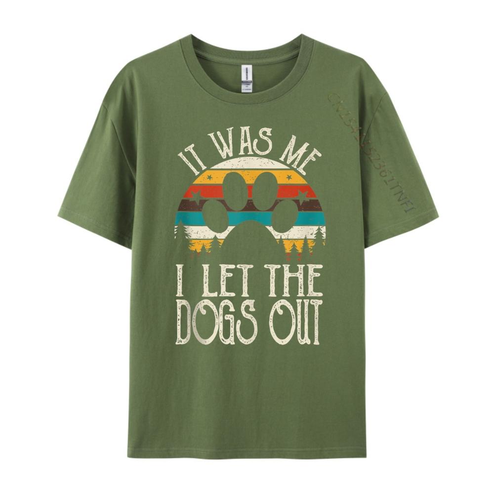 It Was Me I Let The Dogs Out Puppy Luxury Designer Shirts For Unisex Party