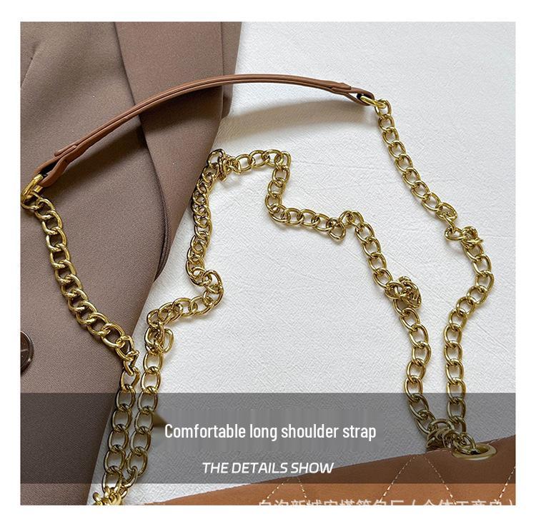 Женская сумка-цепочка в стиле колор-блок Осень/Зима 2025 - Универсальная и стильная сумка через плечо/кроссбоди