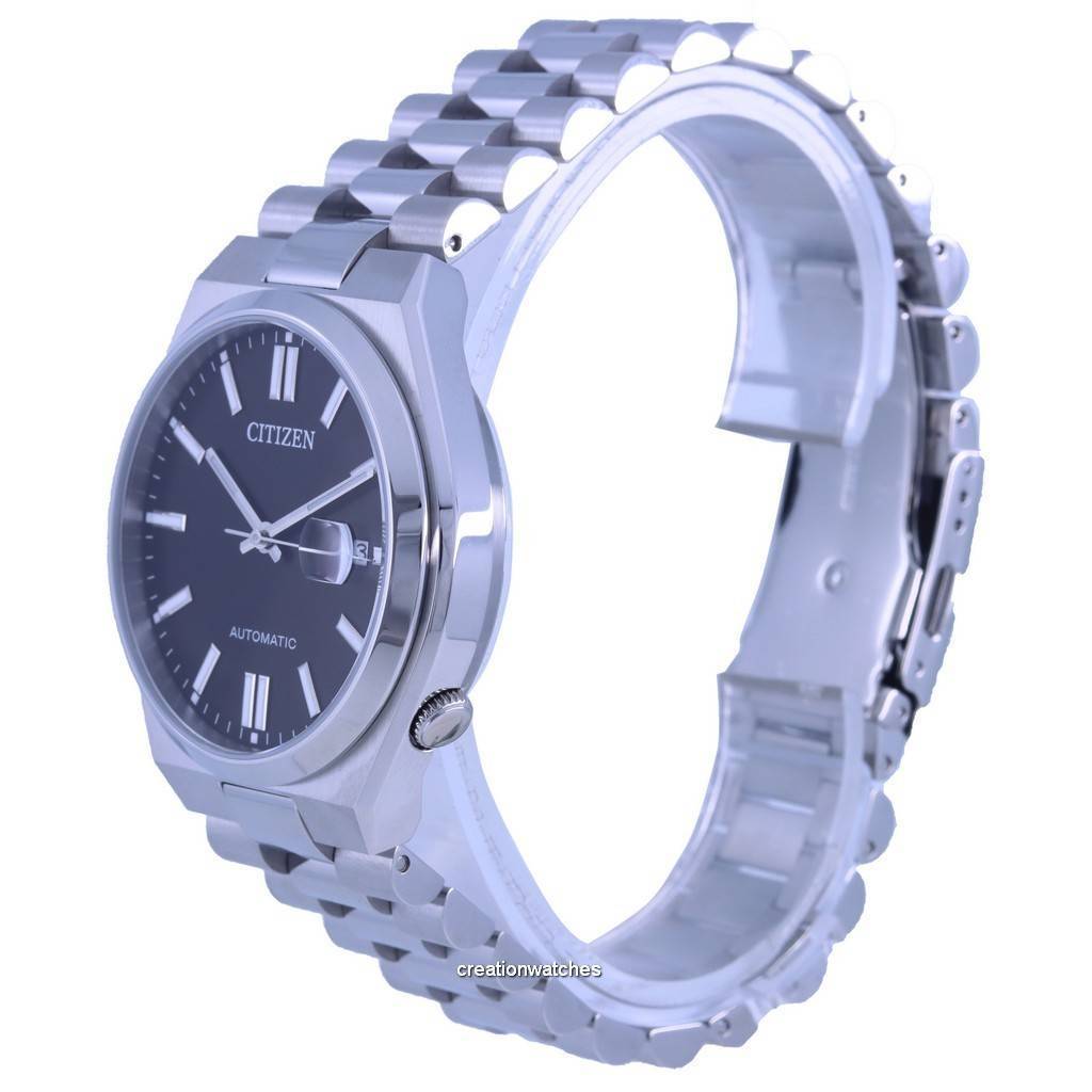 Citizen Black Dial Stainless Steel Automatic NJ0150-81E Mens Watch