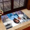 Player Blue Jersey Area Rug Design for Playrooms Study room Dining Room Outdoor Anti-slip Rug Decorate Offices Perfect Gift for Women/Men