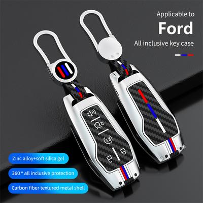 4 / 5 кнопок Чехол-брелок из цинкового сплава для автомобиля Ford Fusion Mondeo Mustang F-150 Explorer Edge 2015 2016 2017 2018 Автоаксессуары