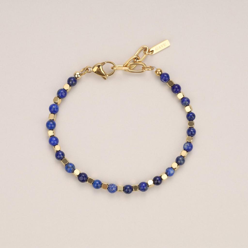 GAVU Men's Lapis Lazuli Birthstone Power Stone Bracelet