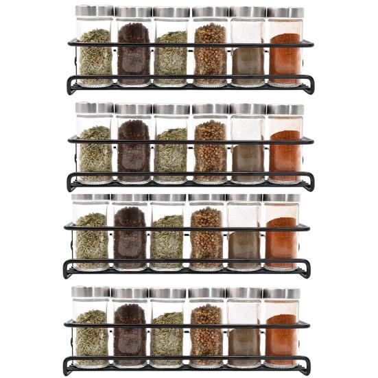 1/4 шт настенная полка для специй органайзер нержавеющая устойчивая к коррозии прочная несущая вентилируемая кухонная полка