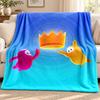 Fall guys blanket Flannel Blanket Soft Cozy Plush Throw for Sofa Bed Lightweight Home Decoration Outdoor camping