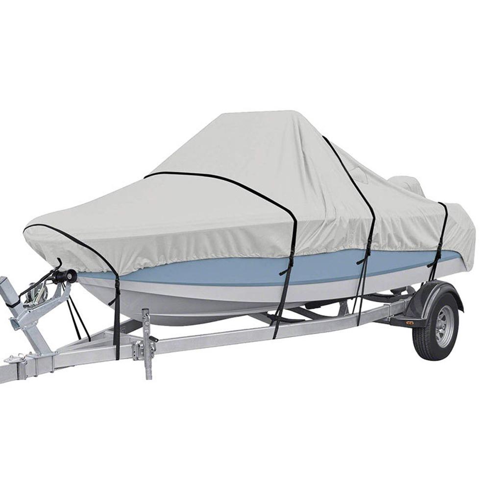 Чехол для лодки, устойчивый к разрывам, с сумкой для хранения. Водонепроницаемый всепогодный чехол для лодки, подходящий для V-образного корпуса, трехкорпусного корпуса,
