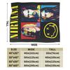 Плед Nirvana с принтом лица Качество Супер Мягкий Плед для дивана Плед для путешествий Осень Покрывало для кровати