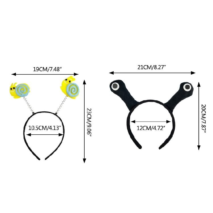 Fun Headband Cartoon Snail for Home Party Decorations for Vacation Travel