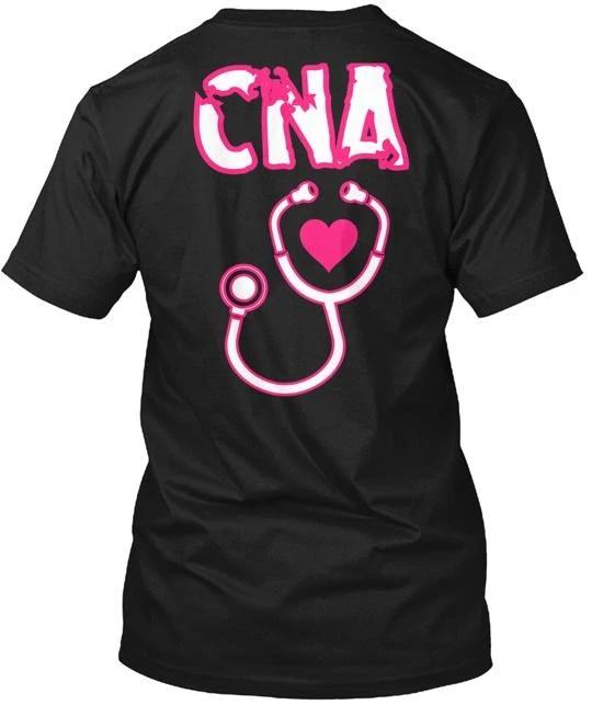 Cna Certified Nursing Assistant Heart T shirt Made in the USA Size S to 5XL