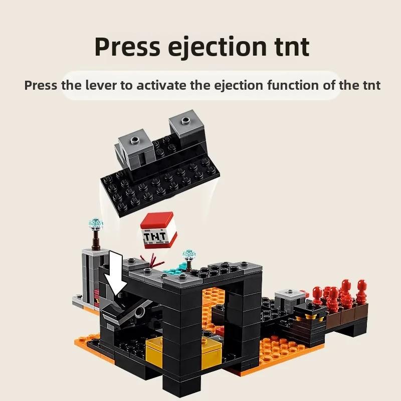 Товар Блок Мир Нижний Мир Крепость Серия Ад Подземелье Сборка Мальчики Игрушки