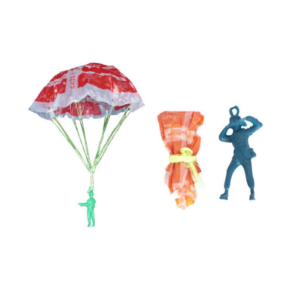 10pcs Figure Soldier Children's Educational Outdoor Toy Parachute Soldier Sports Play  Educational